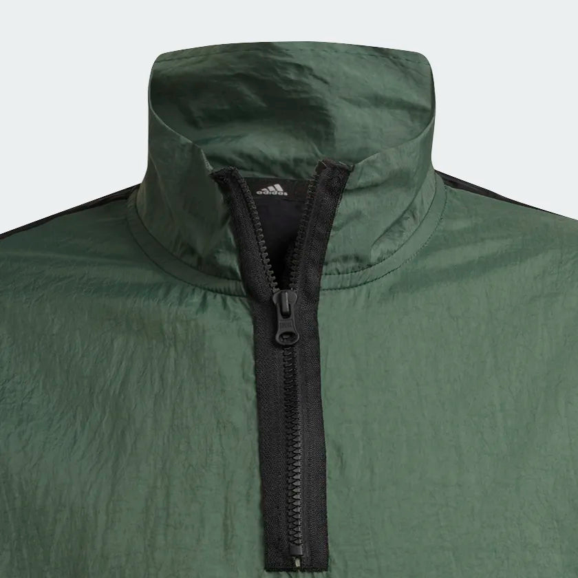 FUTURE ICONS 3-STRIPES WOVEN 14 ZIP SWEATER