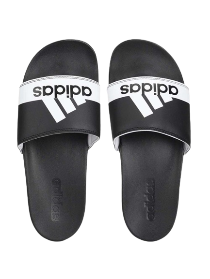 Adidas Men's Adilette Comfort Unisex Carbon Black Slides