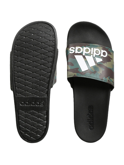 Men's ADILETTE COMFORT Black Slides