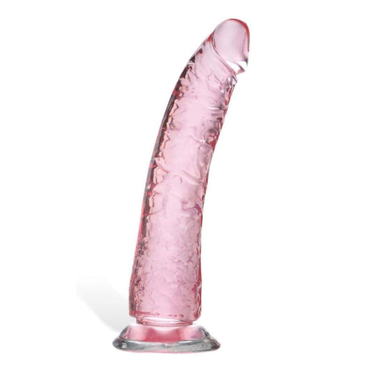 Pink Silicone Suction base 8 Inch Dildo